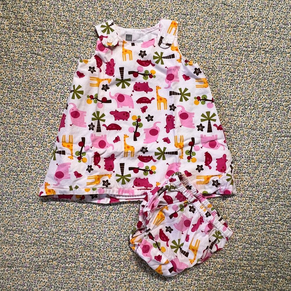 BABY GAP SAFARI PRINT SUMMER SET SIZE 3/6M